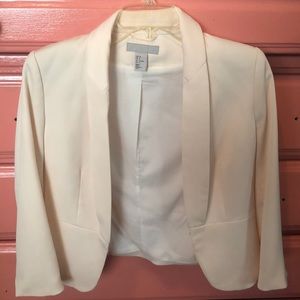 H&M light pink/cream blazer